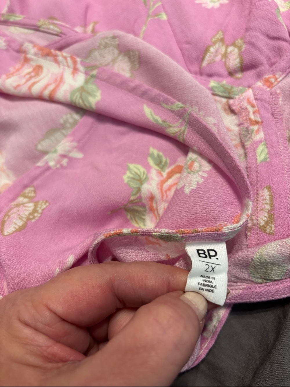 BP Plus Tank Floral Romper - Picture 6 of 8